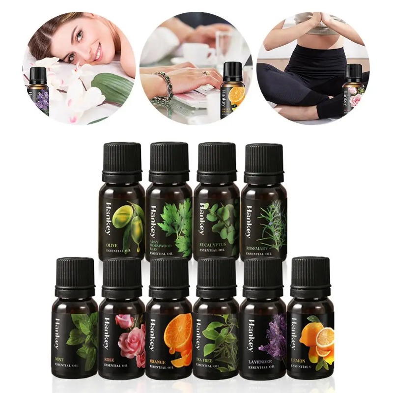 Home Fragrance - 10ml Essential Oils for Aroma Diffuser