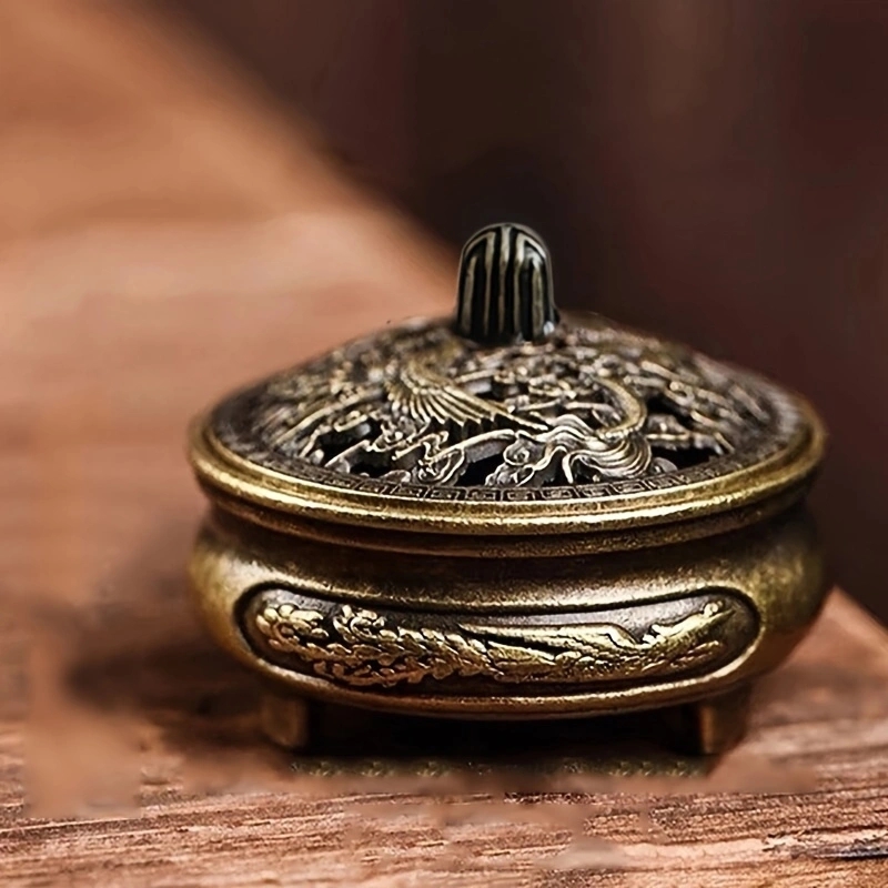 Home Fragrance Miniso - Mini Alloy Antique Three-legged Aromatherapy Stove