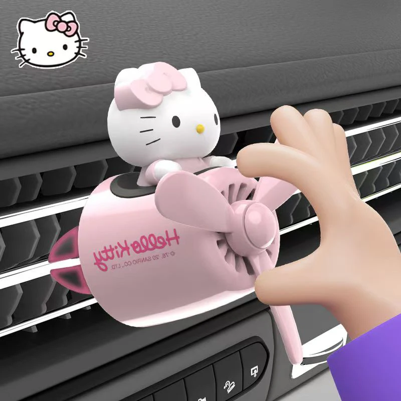 Home Fragrance Miniso - Kitty Car Vent Fan with Air