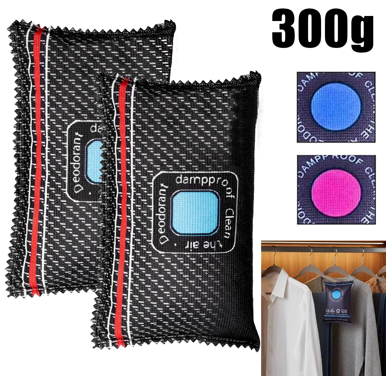 Home Fragrance Powder - Reusable Silicone Dehumidifier Bag Car Air