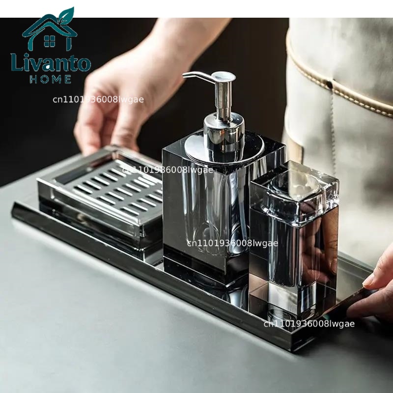 Crystal Glass Bathroom Accesso - Home Fragrance Jar ulasan dan harga