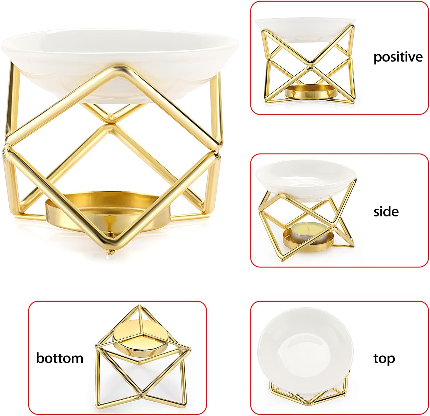 Euro Metal Oil Burner Wax Warm - Fragrance In Home ulasan dan harga
