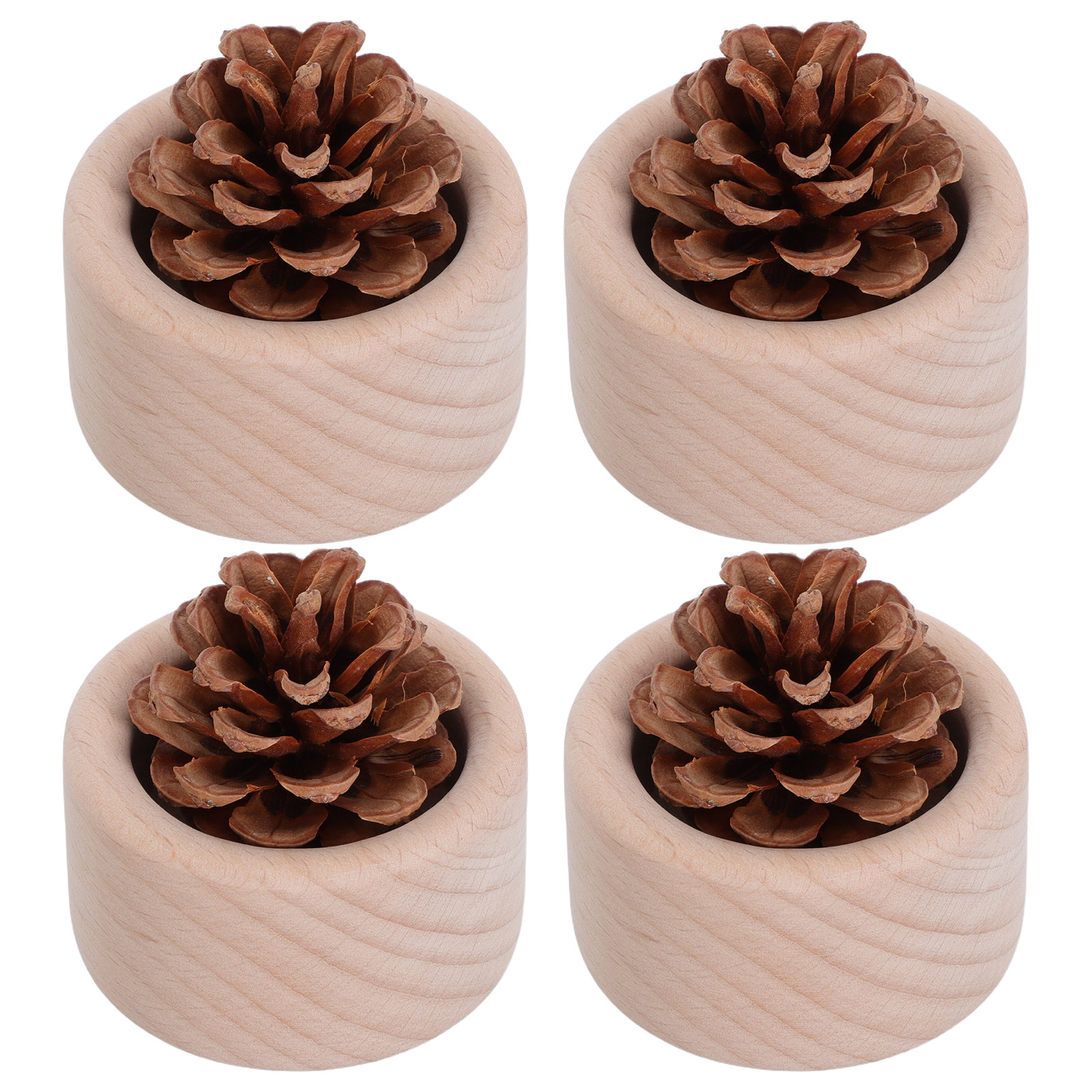 4Pcs Wood Grain Mini Essential - Fragrance In Home ulasan dan harga