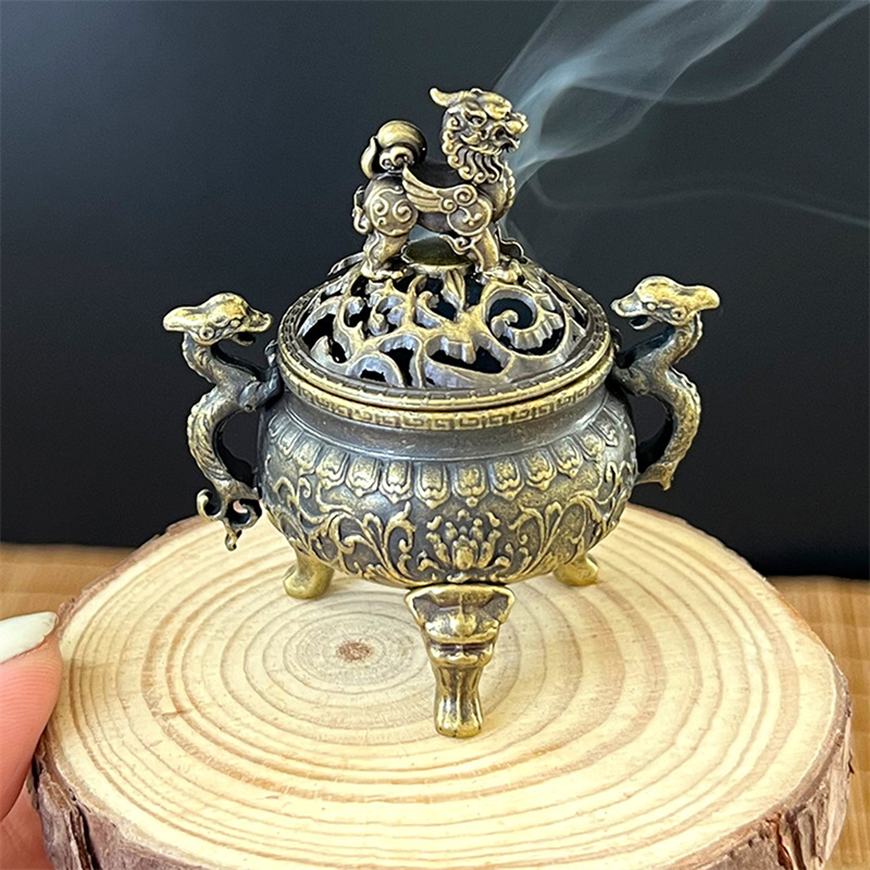 Vintage Alloy Incense Burner S - Home Fragrance Miniso ulasan dan harga