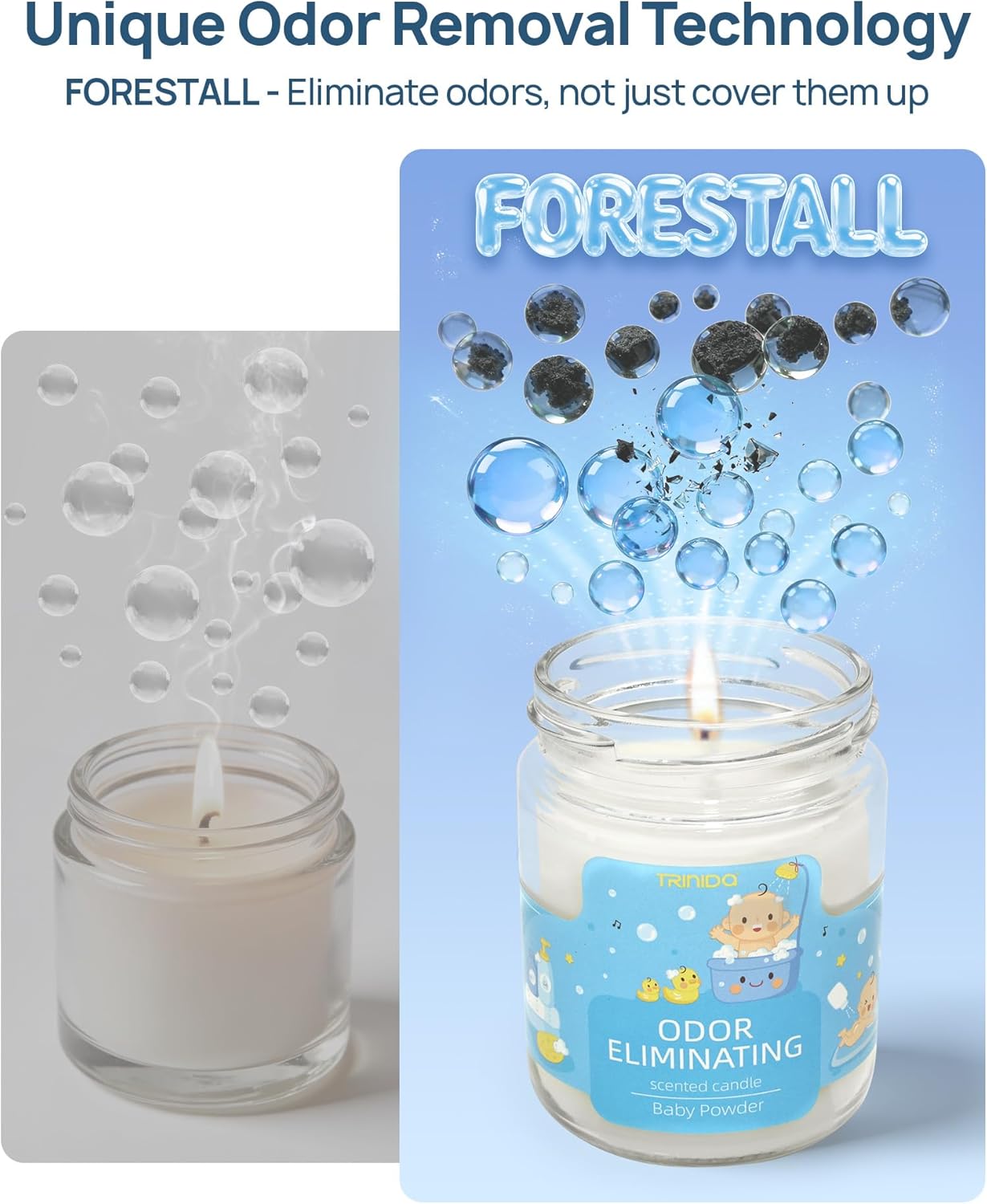 Baby Powder Scented Odor Elimi - Home Fragrance Powder ulasan dan harga