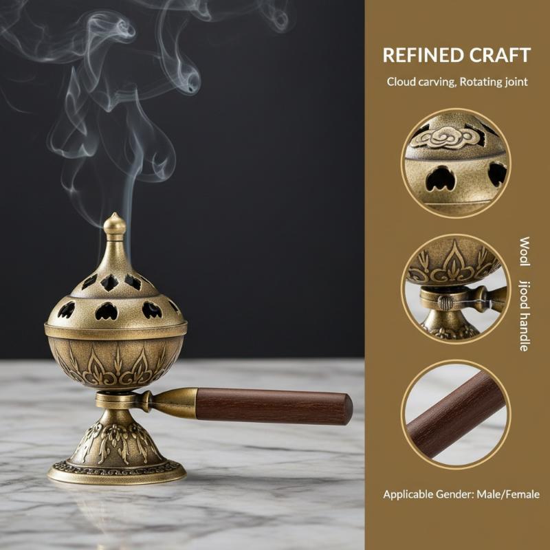 Portable Rotating Incense Burn - Home Fragrance Powder ulasan dan harga