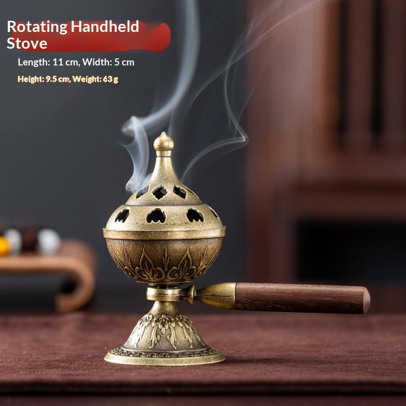 Portable Rotating Incense Burn - Home Fragrance Powder ulasan dan harga