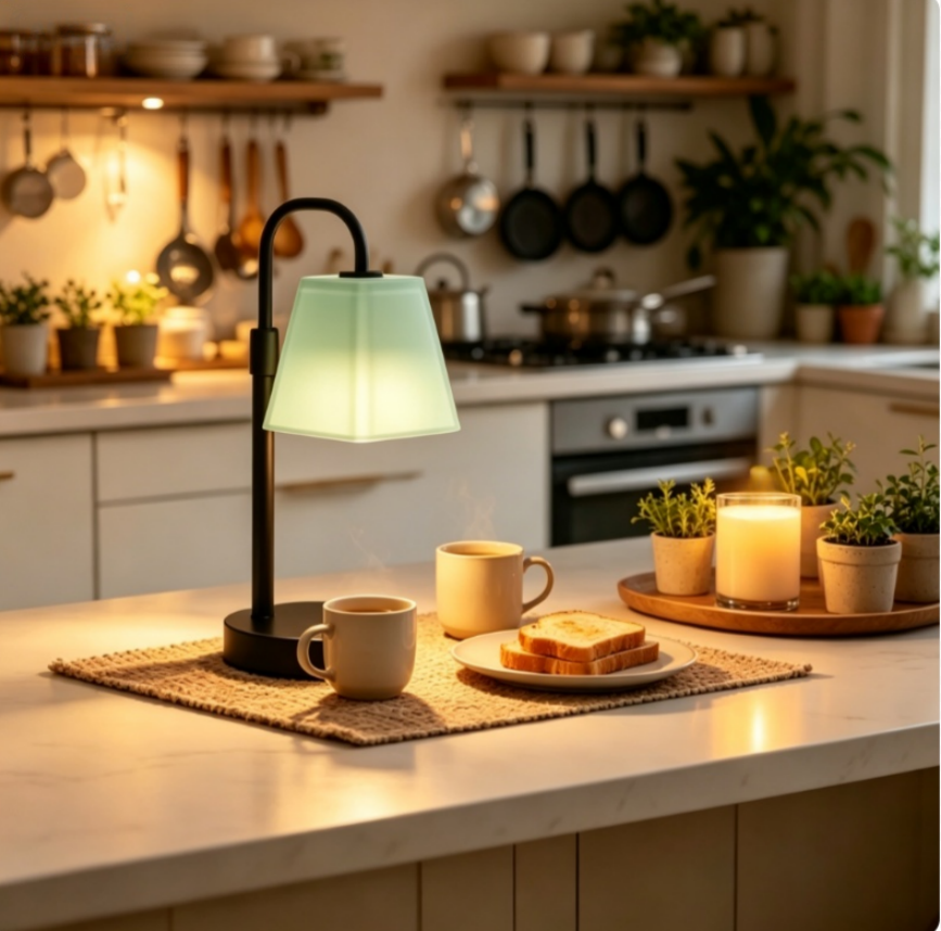 Wax Melt Warmer Lamp with 4-Ke - Home Fragrance No 4 ulasan dan harga