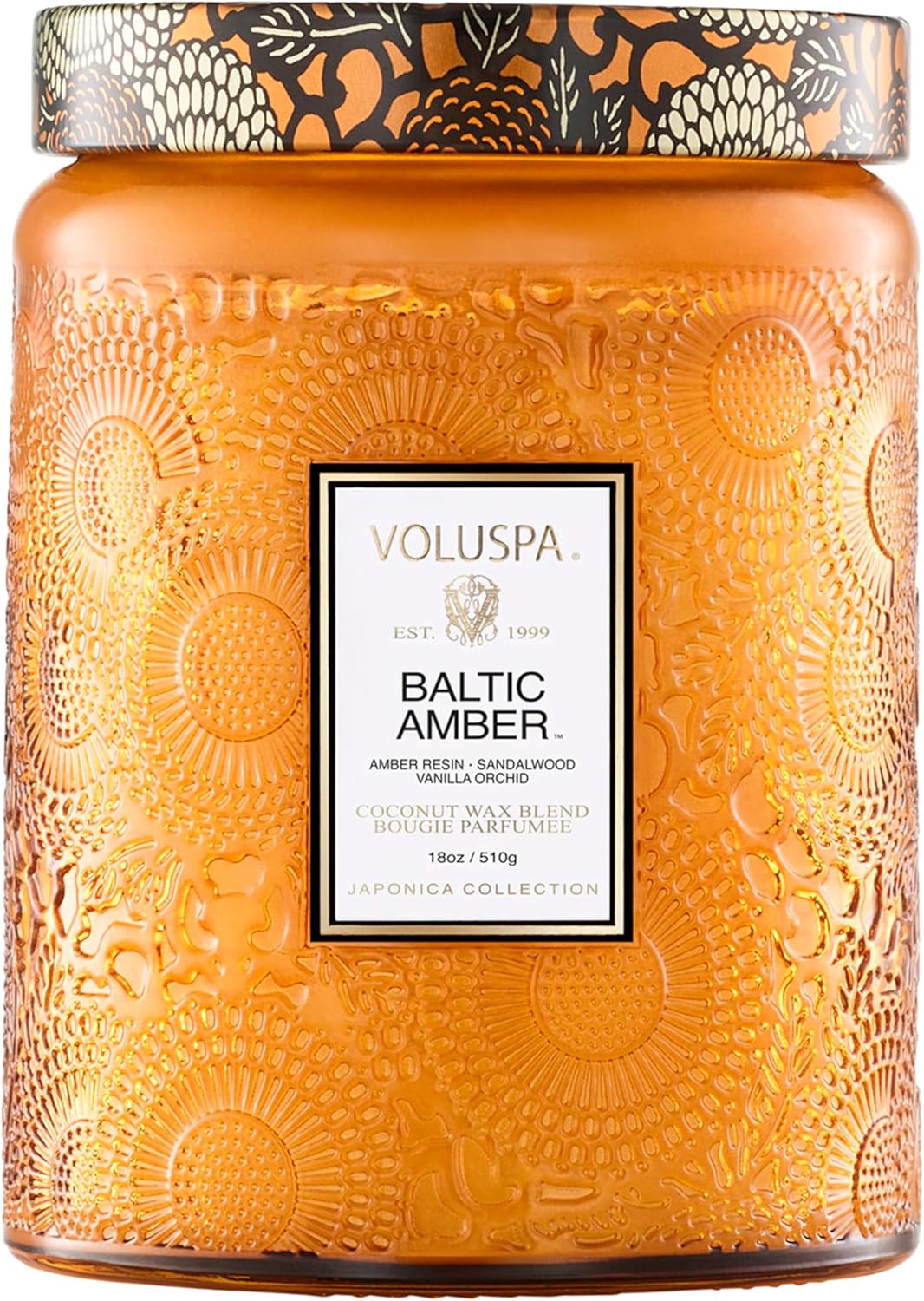 Baltic Amber Candle 18 oz Coco - Amber Jar Candle ulasan dan harga