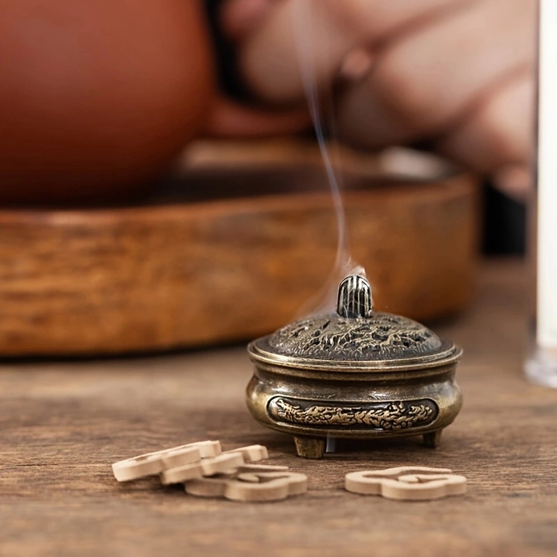 Mini Alloy Antique Three-legge - Home Fragrance Miniso ulasan dan harga