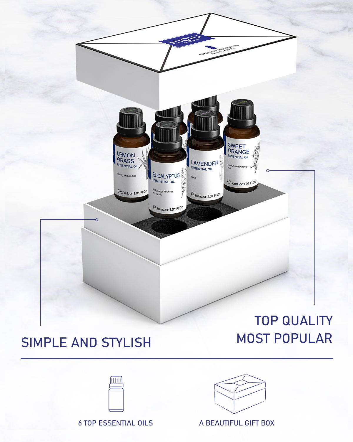 HIQILI 30ML 6-piece Set, Exqui - Fragrance In Home ulasan dan harga