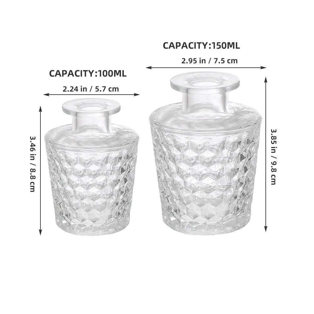 2Pcs Glass Aromatherapy Diffus - Home Fragrance Diffuser Oil ulasan dan harga