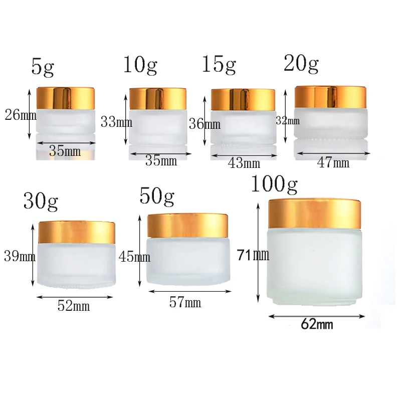 5Pcs 5g-100g Amber Empty Glass - Amber Jar Candle ulasan dan harga