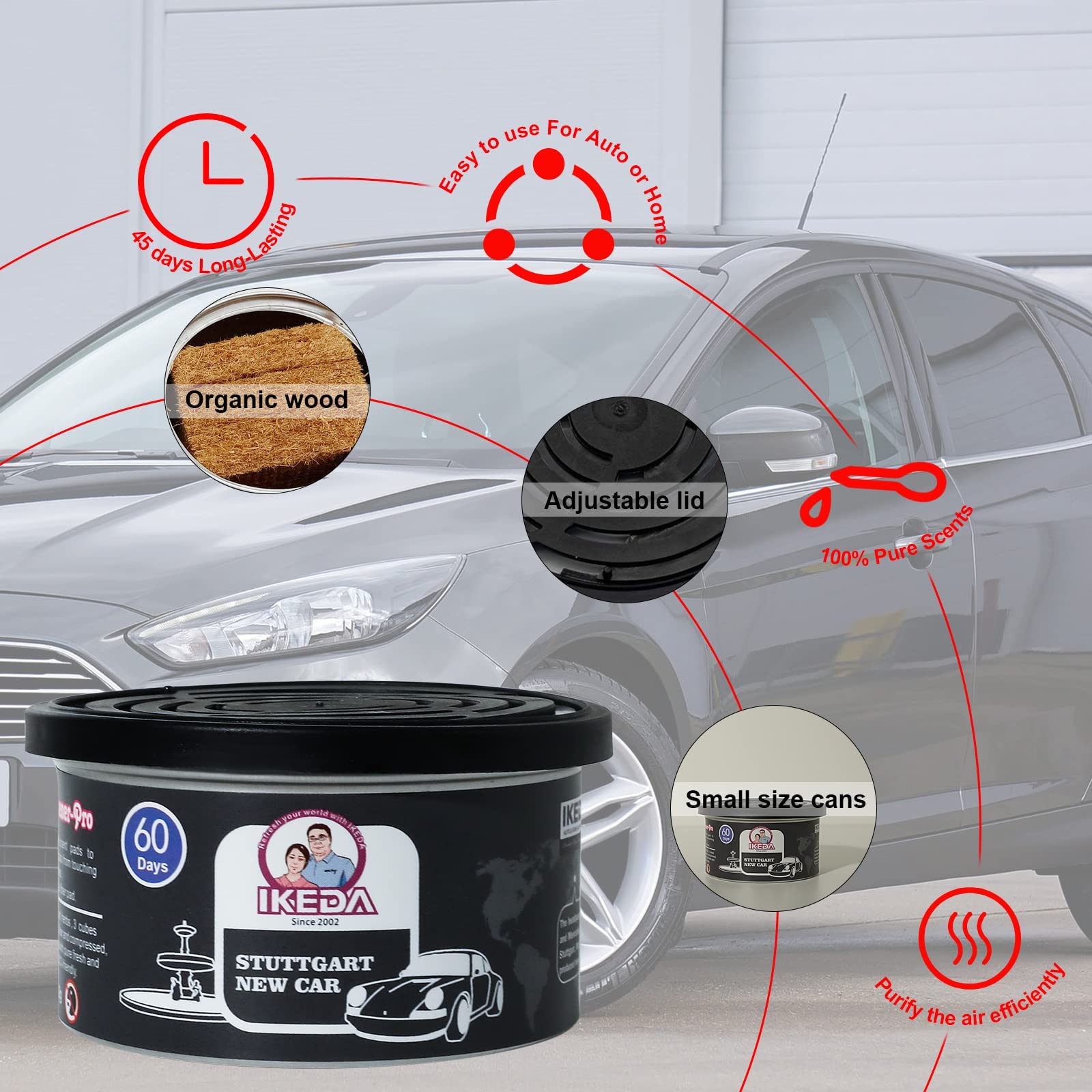 Car Air Freshener:   New car S - Home Fragrance No 4 ulasan dan harga
