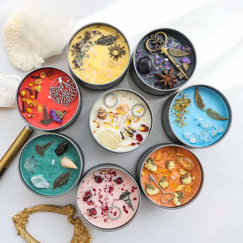 Handmade Crystal Iron Can Wax  - Home Fragrance Jar ulasan dan harga
