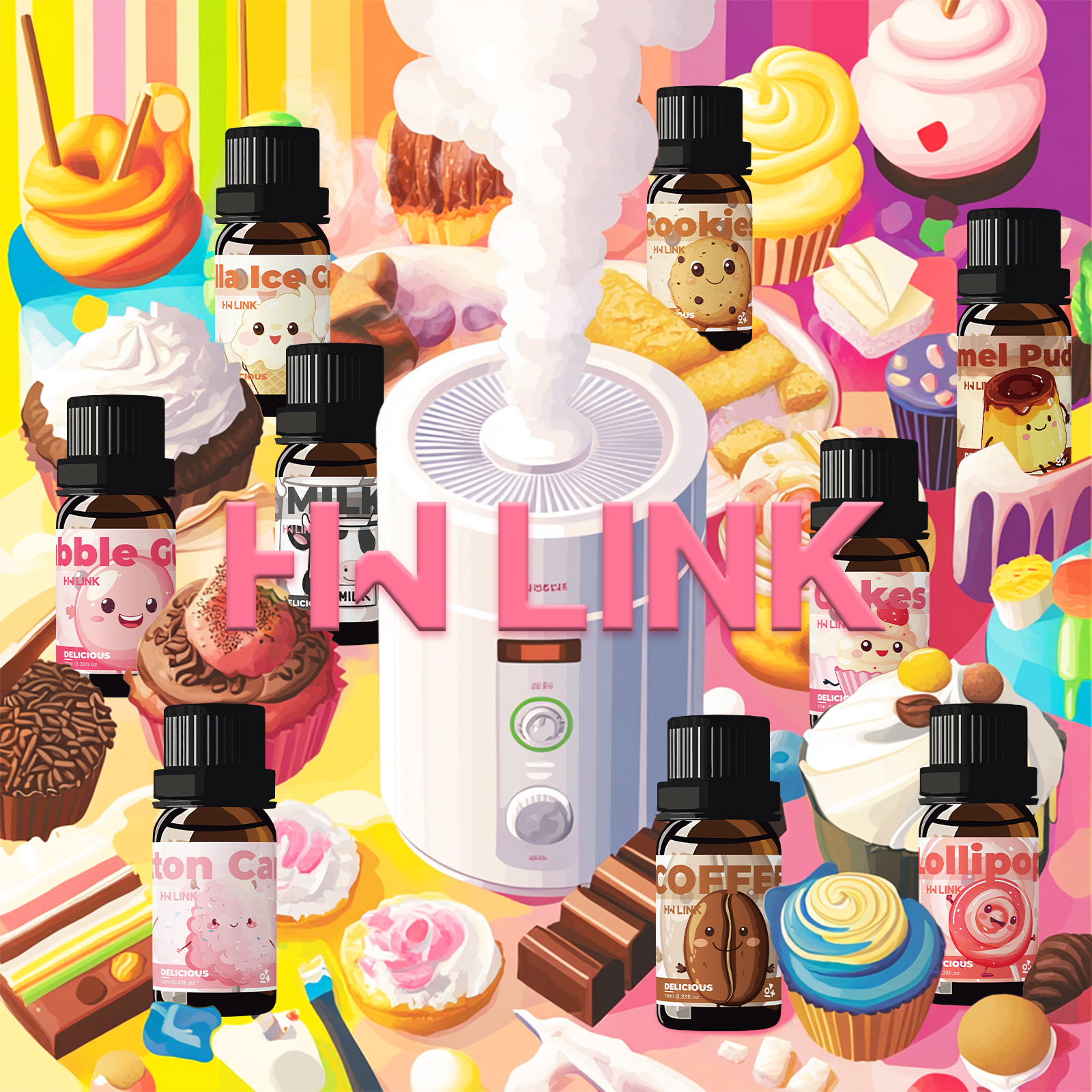 2pc Delicious Essential Oils f - Home Fragrance Diffuser Oil ulasan dan harga