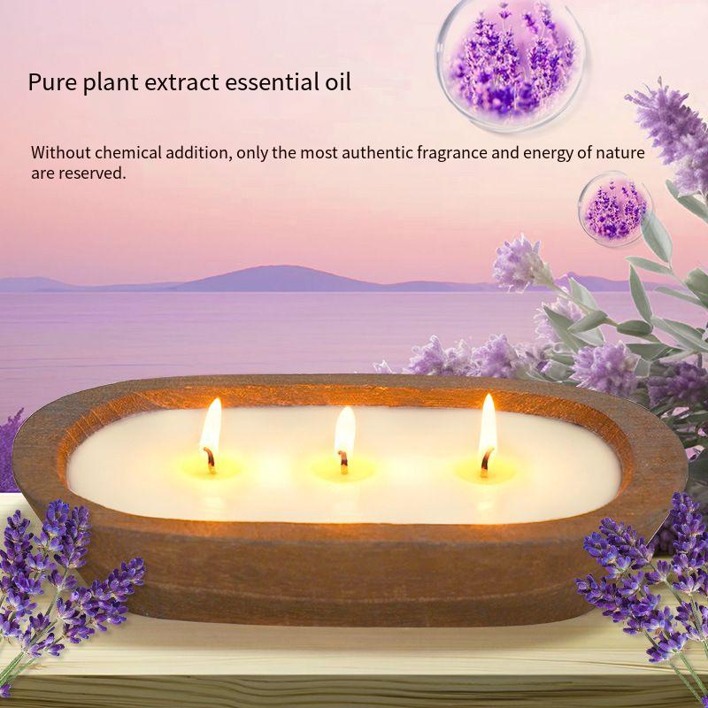 Wooden Wick Soy Wax Candle Tri - Home Fragrance Large ulasan dan harga