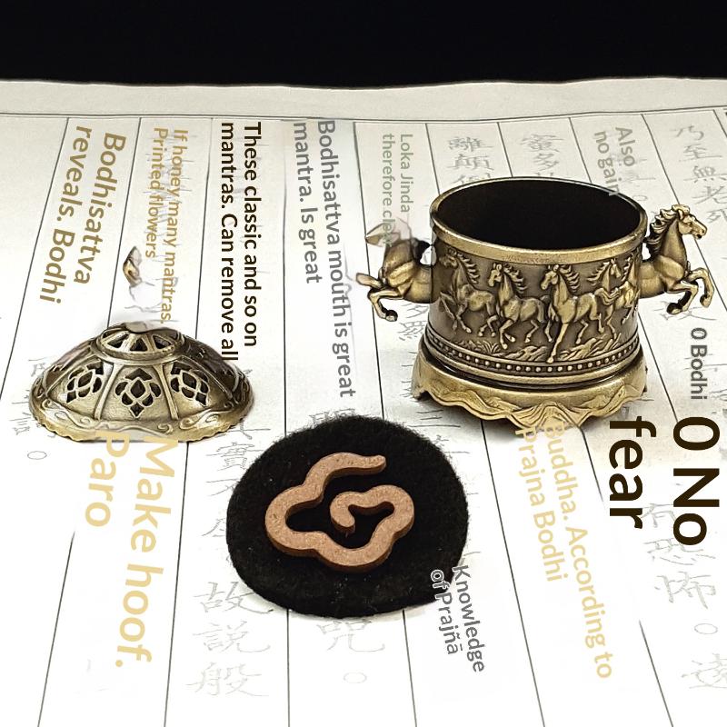 Mini Sandalwood Incense Burner - Home Fragrance Miniso ulasan dan harga