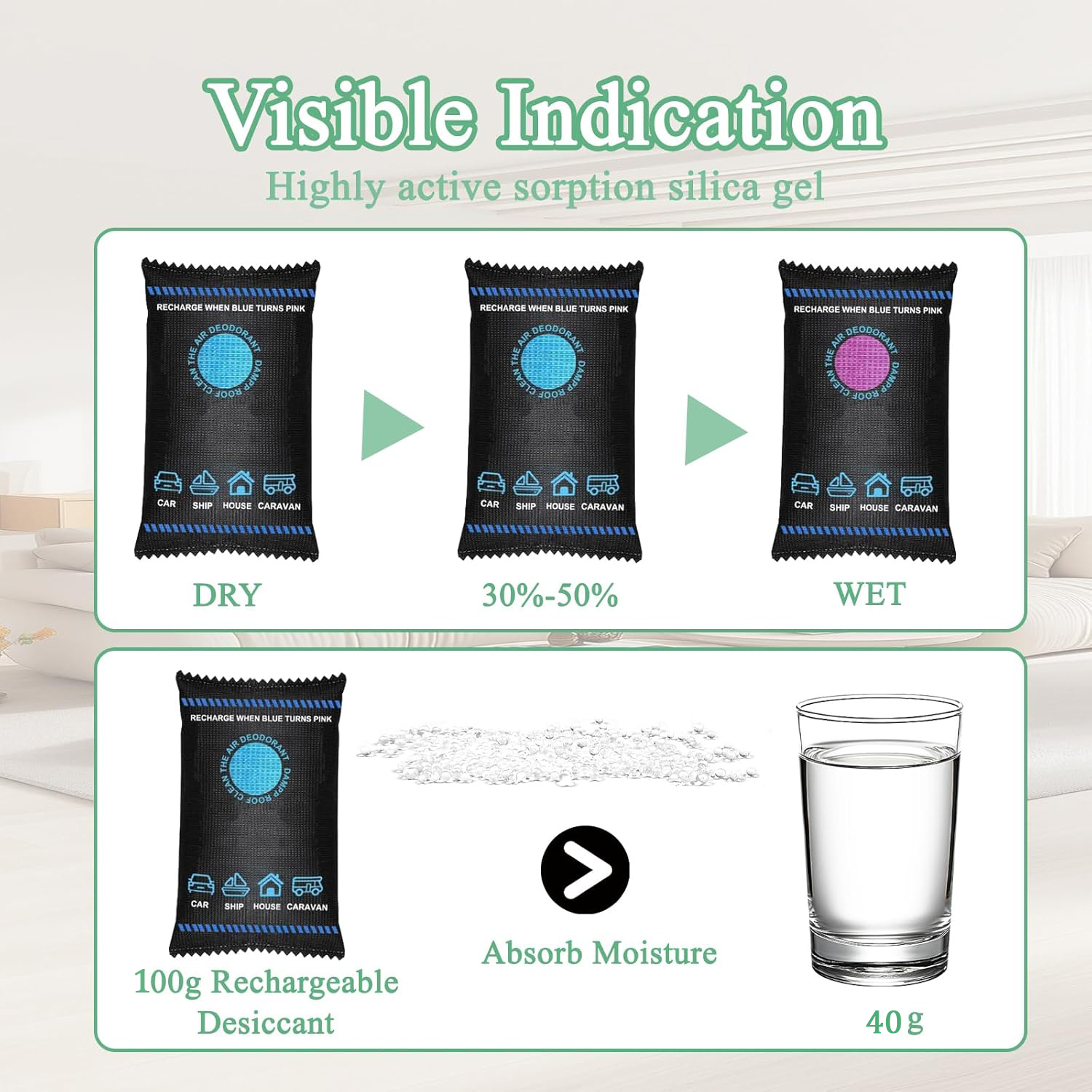 Reusable Silicone Dehumidifier - Home Fragrance Powder ulasan dan harga
